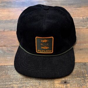 Flylow Men's Black Corduroy Hat